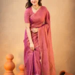 Tissue Charm Light and Lustrous Linen Saree