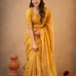 Tissue Charm Light and Lustrous Linen Saree
