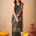 Pure Mul Cotton Saree with Subtle Woven Design