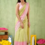 Blush Breeze Mul Cotton Saree